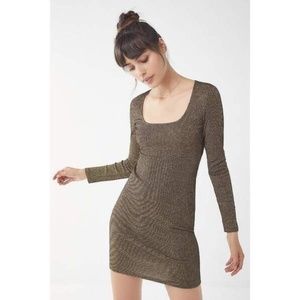 UO Hazel Sparkle Bodycon Mini Dress - Size XS